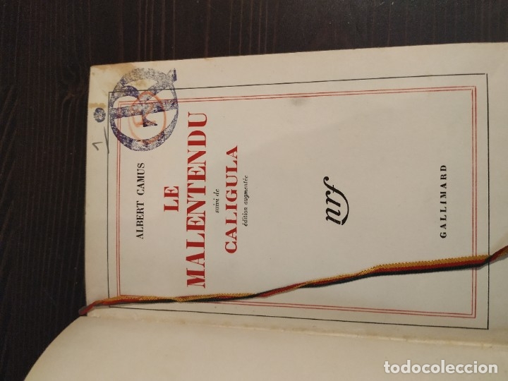Libros de segunda mano: LE MALENTENDU - ALBERT CAMUS 1957 - Foto 2