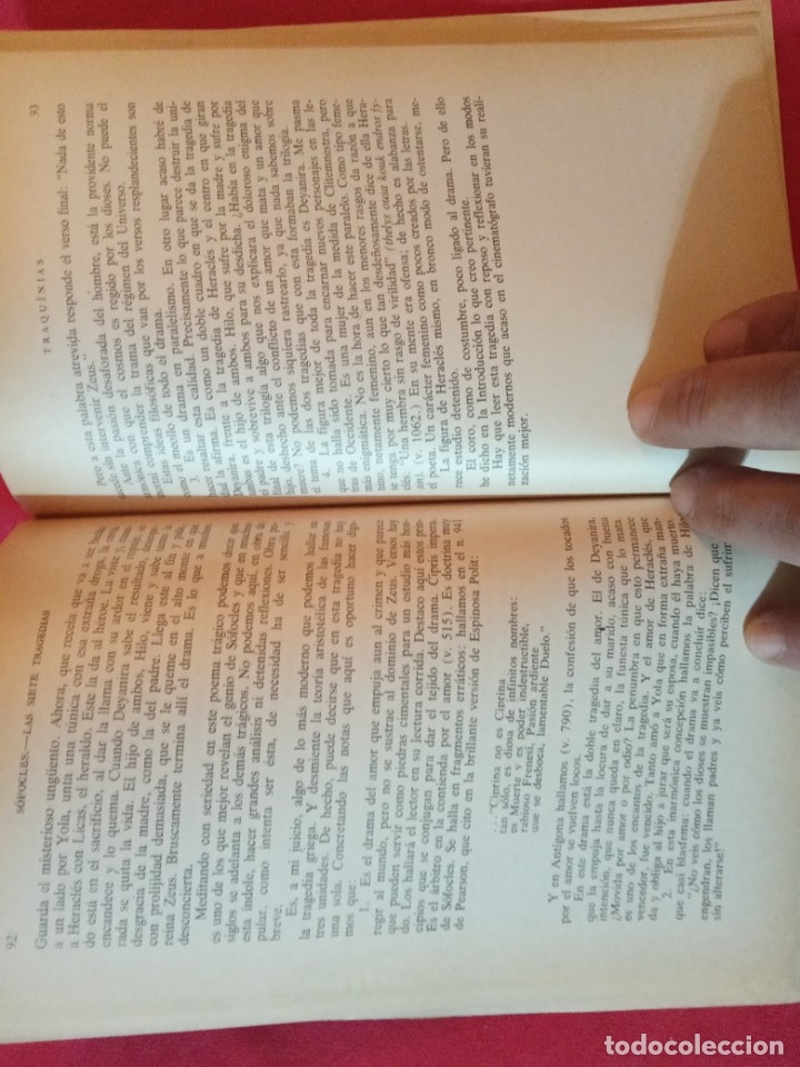 Libros de segunda mano: Sofocles .Las Siete Tragedias. - Foto 3