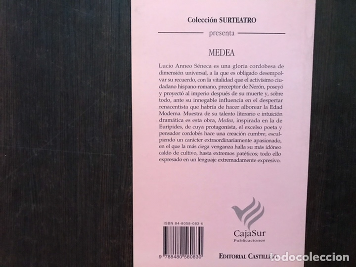 Libros de segunda mano: Medea. S&eacute;neca . Como nuevo - Foto 2