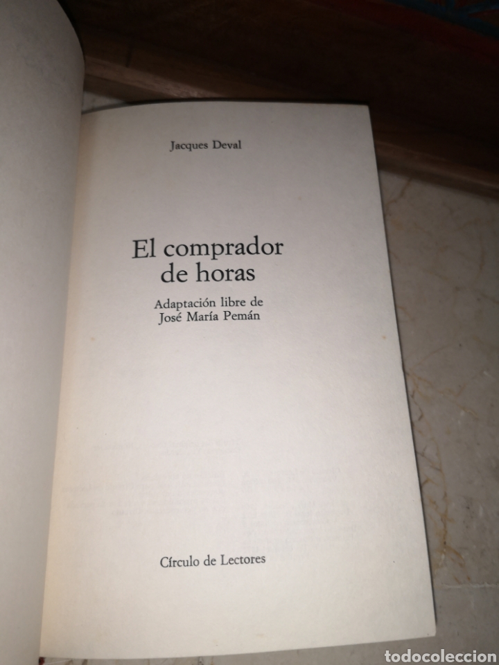 Libros de segunda mano: El comprador de horas Jacques Deval - Foto 2