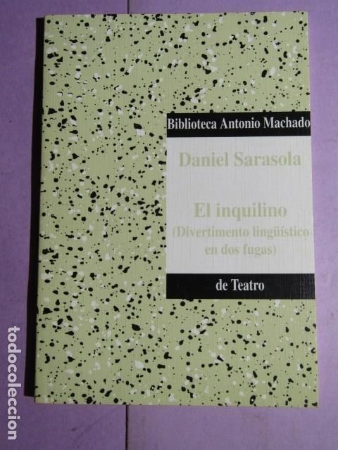 Libros de segunda mano: EL INQUILINO - SARASOLA, Daniel - Foto 1