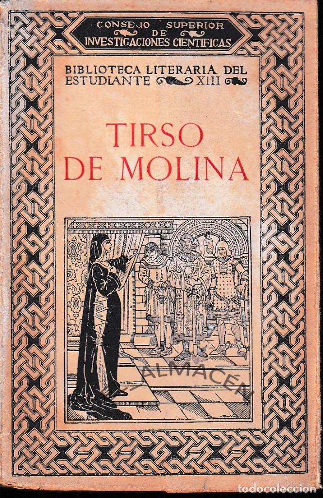 Libros de segunda mano: TIRSO DE MOLINA (C.S.I.C. 1944) SIN USAR - Foto 1