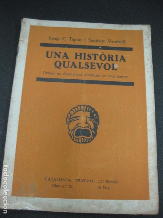 Second hand books: UNA HISTORIA QUALSEVOL. JOSEP C. TAPIAS I SANTIAGO VENDRELL.1954. EDITORIAL MILLA.BARCELONA.