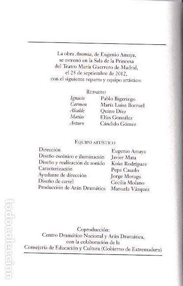 Libros de segunda mano: Anomia / Eugenio Amaya. INAEM - Foto 6