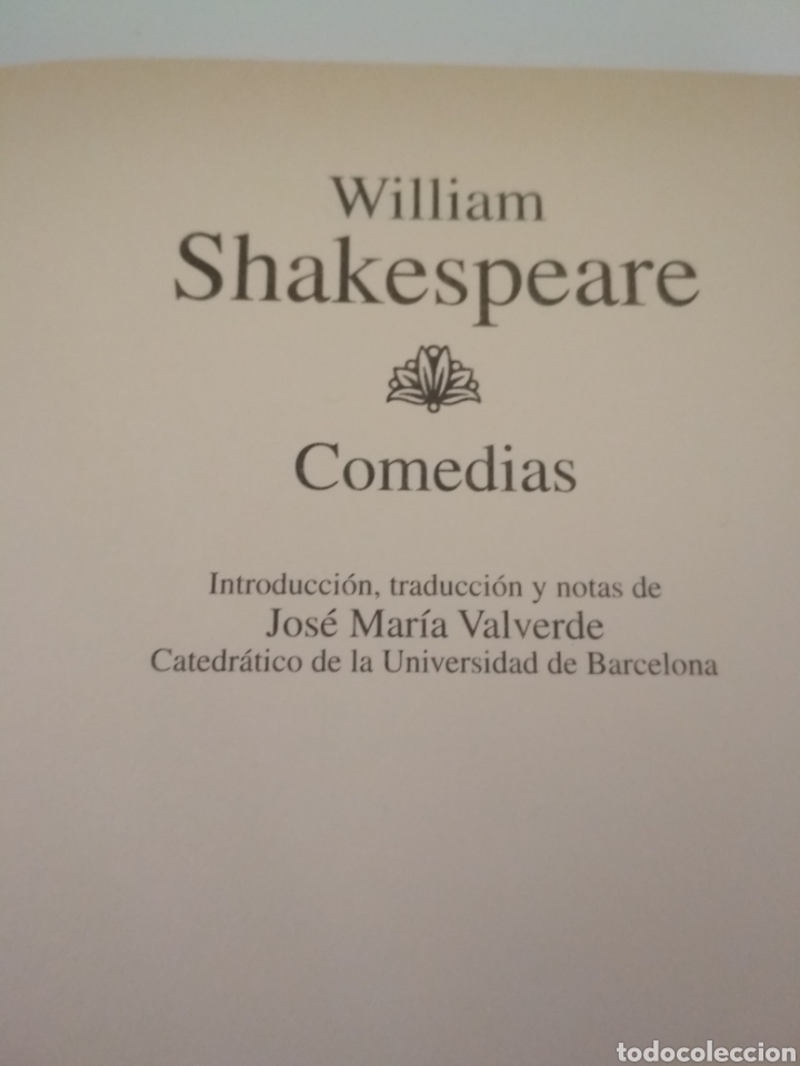 Libros de segunda mano: Libro Comedias de Shakespeare - Foto 2