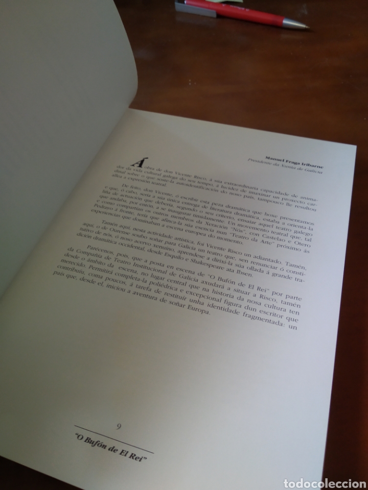 Libros de segunda mano: O BUFON DE EL REI. VICENTE RISCO #4194 - Foto 3