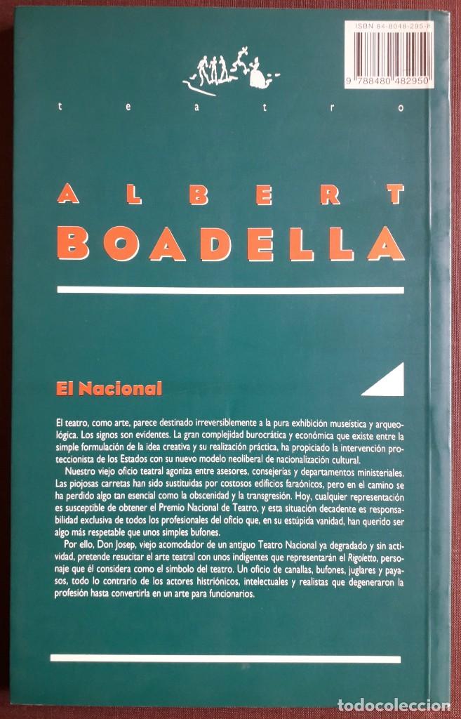 Libros de segunda mano: Albert Boadella . El nacional - Foto 2