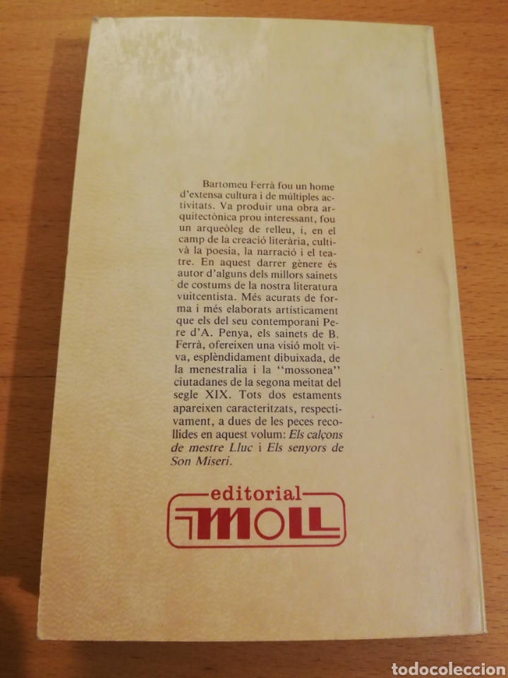 Libros de segunda mano: TEATRE (BARTOMEU FERR&Agrave;) - Foto 4