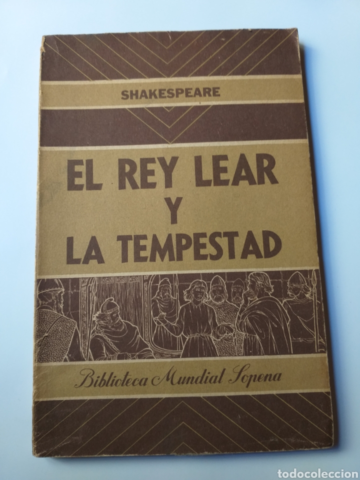 Livres d'occasion: Shakespeare el rey Lear y la tempestad . Editorial Sope&ntilde;a Argentina 1953 teatro