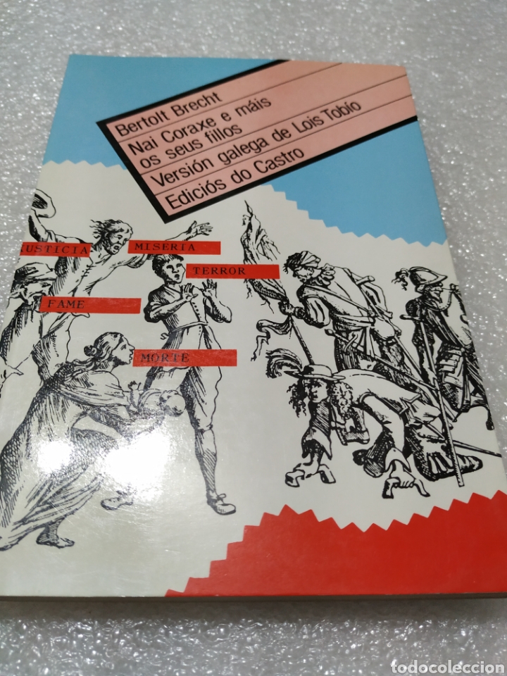 Libros de segunda mano: Nai Coraxe e mais os seus fillos. Bertolt brecht. Versi&oacute;n de Luis Tobio - Foto 1