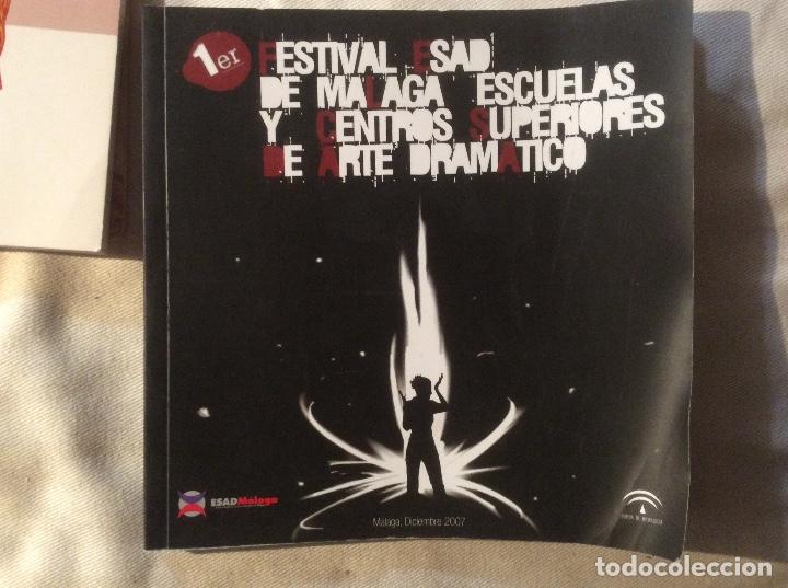Libros de segunda mano: 1er festival Esad de Malaga escuelas y centros superiores de arte dramatico 2007