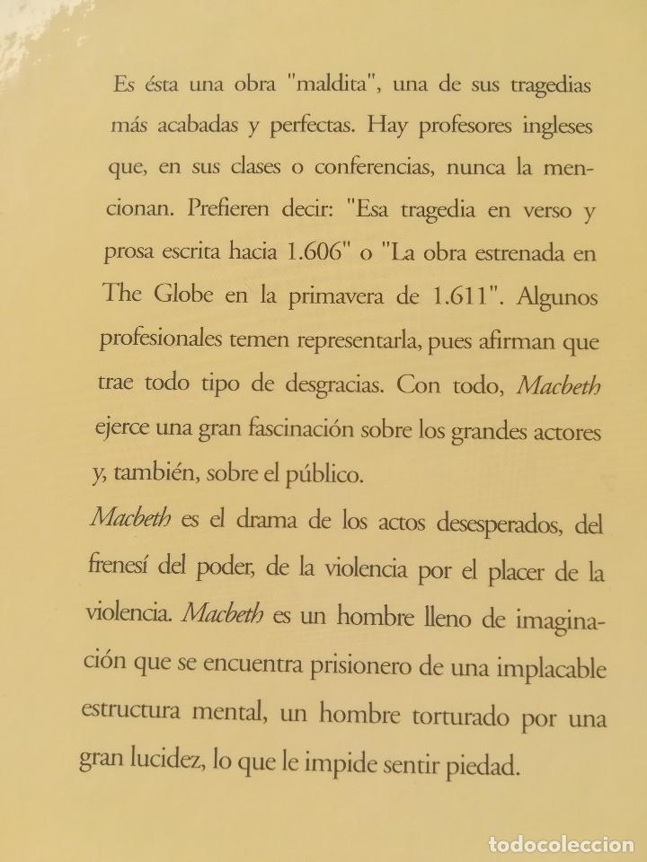 Libros de segunda mano: MACBETH WILLIAM SHAKESPEARE - PLANETA DEAGOSTINI 2000 - - Foto 3