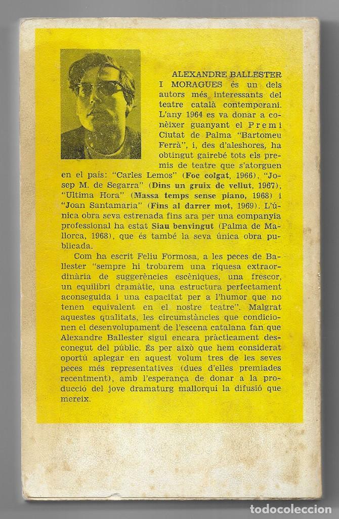 Libros de segunda mano: Joc de Tres.    Ballester, Alexandre.    1969 - Foto 2