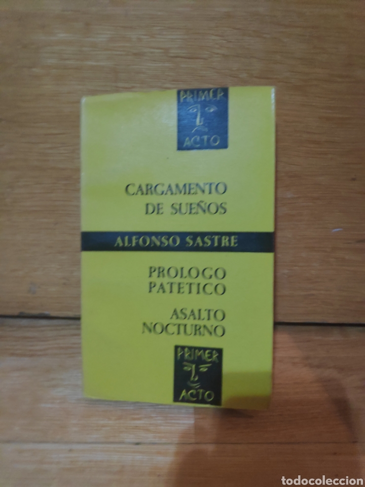 Libros de segunda mano: Alfonso Sastre cargamento de sue&ntilde;os - Foto 1