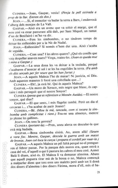 Libros de segunda mano: Ausi&agrave;s : impromtu per a una representaci&oacute; / Ximo Vidal Mora - Foto 4