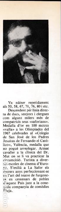 Libros de segunda mano: Ausi&agrave;s : impromtu per a una representaci&oacute; / Ximo Vidal Mora - Foto 2