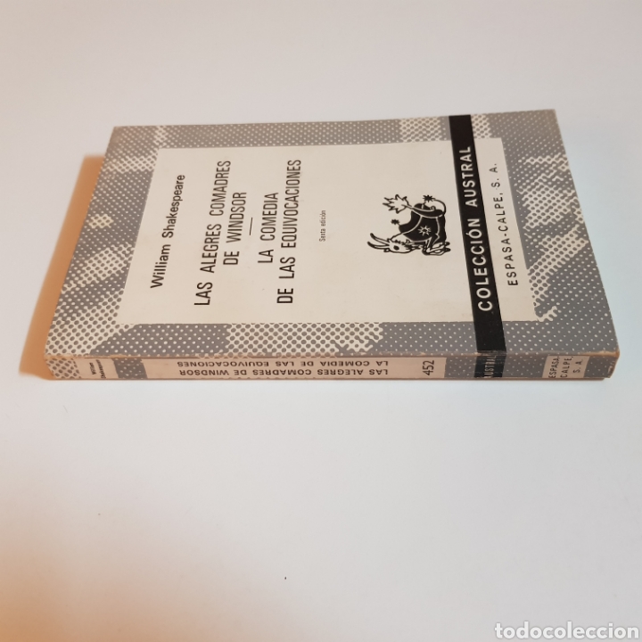 Libros de segunda mano: WILLIAM SHAKESPEARE - COLECCION AUSTRAL 452 - LAS ALEGRES COMADES DE WINDSOR - LA COMEDIA DE LAS ... - Foto 6