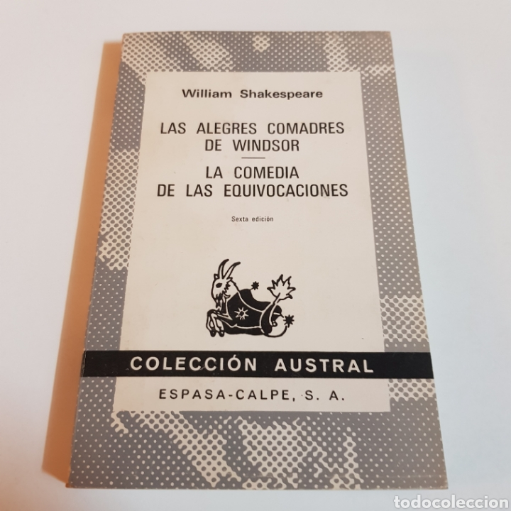 Libros de segunda mano: WILLIAM SHAKESPEARE - COLECCION AUSTRAL 452 - LAS ALEGRES COMADES DE WINDSOR - LA COMEDIA DE LAS ... - Foto 7