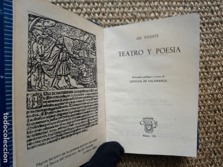 Libros de segunda mano: Teatro y poes&iacute;a - Vicente, Gil - Foto 1
