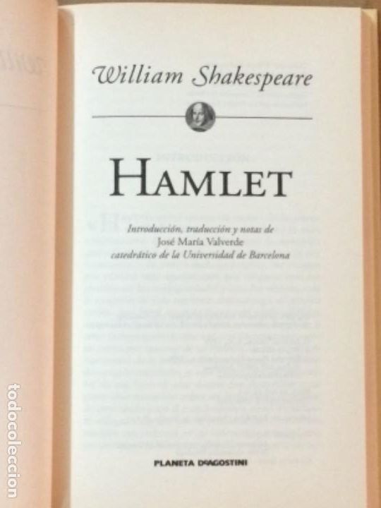 Libros de segunda mano: HAMLET, WILLIAM SHAKESPEARE, PLANETA AGOSTINI - Foto 2