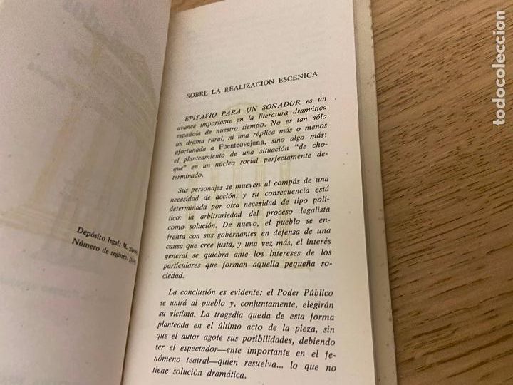 Libros de segunda mano: EPITAFIO PARA UN SO&Ntilde;ADOR - ADOLFO PREGO - Foto 5