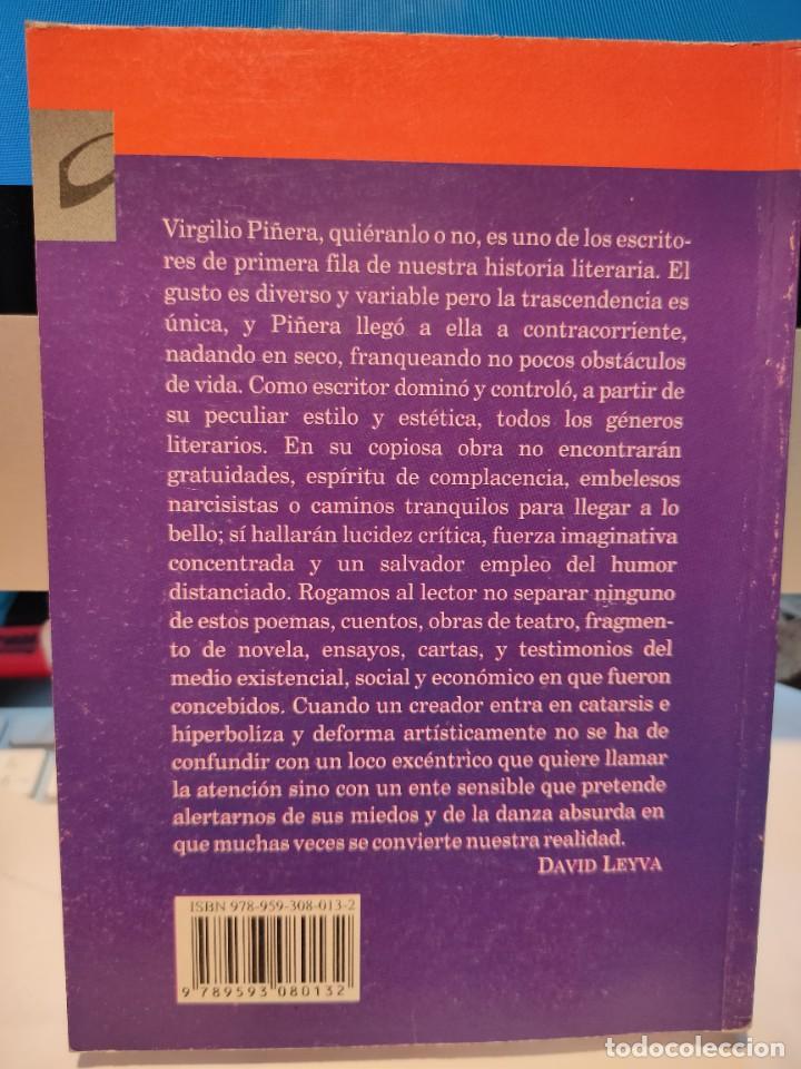 Libros de segunda mano: VIRGILIO PI&Ntilde;ERA/ &Oacute;RBITA/PROLOGO DAVID LEYVA - Foto 2
