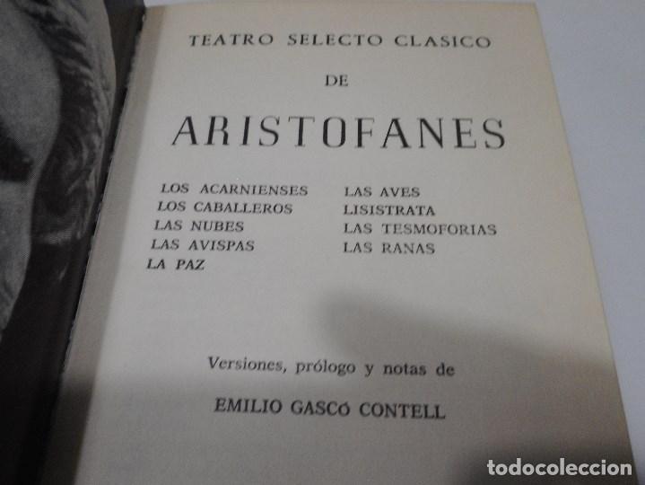 Libros de segunda mano: ARIST&Oacute;FANES Teatro Selecto Q1618A - Foto 2