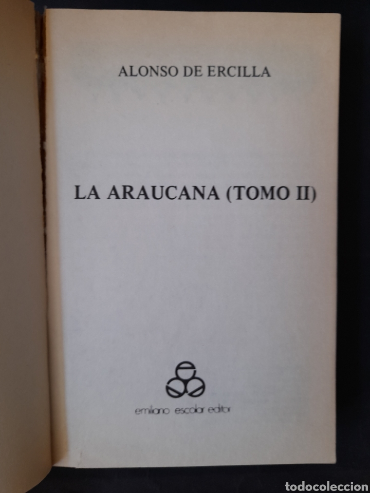 Libros de segunda mano: La Auracana (tomo II) - Alonso de Ercilla (1981) - Foto 2