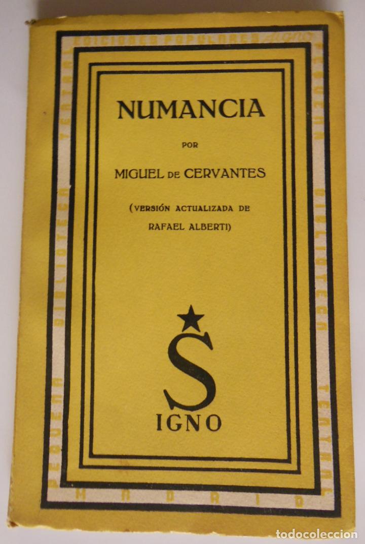 Libros de segunda mano: NUMANCIA. CERVANTES MIGUEL DE. 1937 - Foto 1