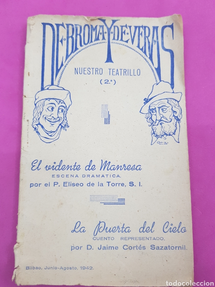 Libri di seconda mano: De Broma y de Veras , nuestro teatrillo.n&deg;361 , a&ntilde;o 1942