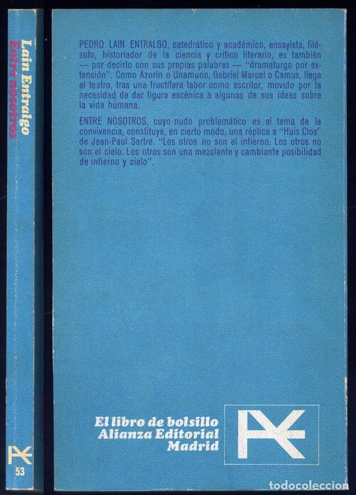 Libros de segunda mano: LA&Iacute;N ENTRALGO, Pedro. Entre nosotros. Comedia dram&aacute;tica. 1967. - Foto 1