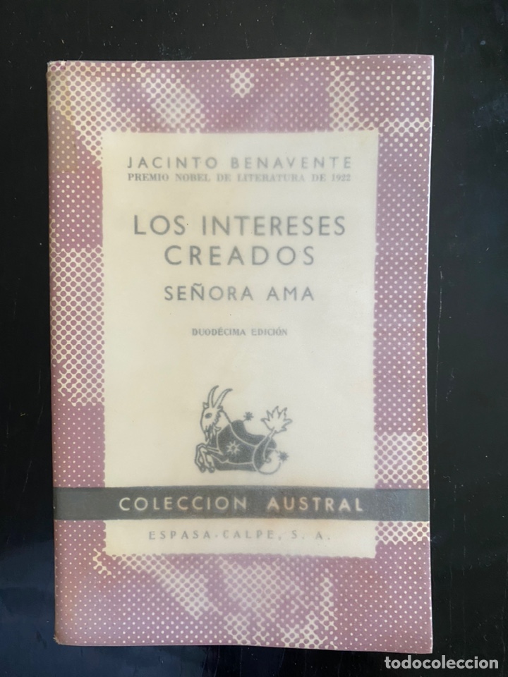 Libros de segunda mano: Los intereses creados. Se&ntilde;ora Ama - Foto 1