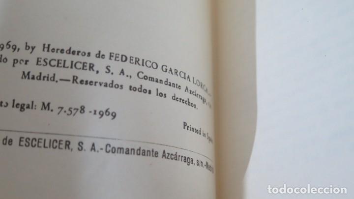 Libros de segunda mano: 1969.- TEATRO SELECTO. GARC&Iacute;A LORCA. ESCELICER - Foto 3