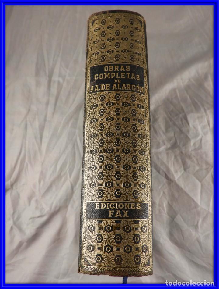 Libros de segunda mano: LIBRO OBRAS COMPLETAS DE ALARCON EDICIONES FAX 1943 - Foto 1