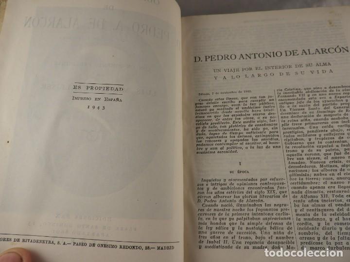 Libros de segunda mano: LIBRO OBRAS COMPLETAS DE ALARCON EDICIONES FAX 1943 - Foto 4