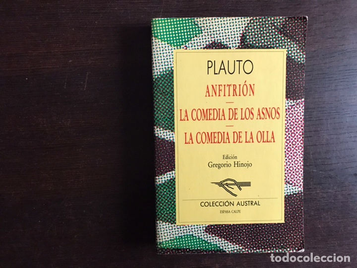 Libros de segunda mano: Plauto. Anfitri&oacute;n. La comedia de los asnos. La comedia de la olla. Austral - Foto 1