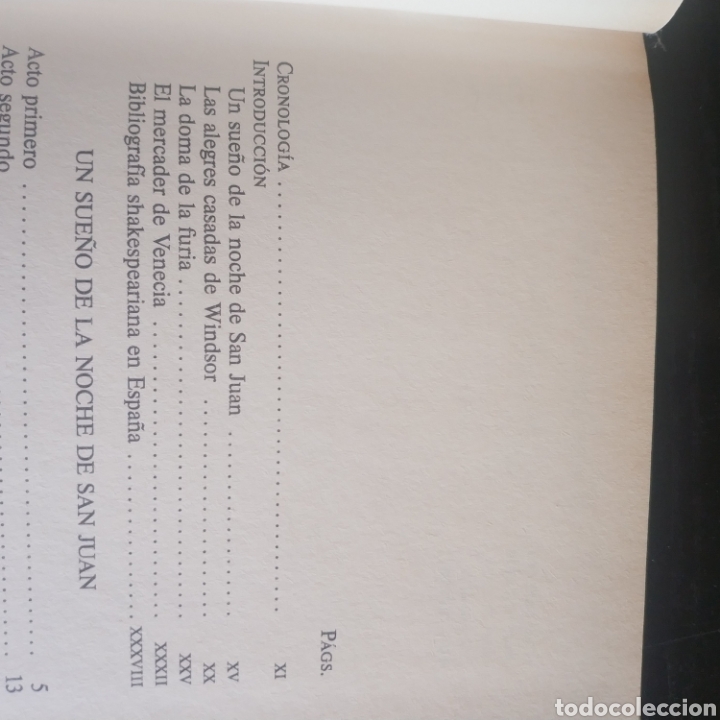 Libros de segunda mano: Shakespeare comedias - Foto 2