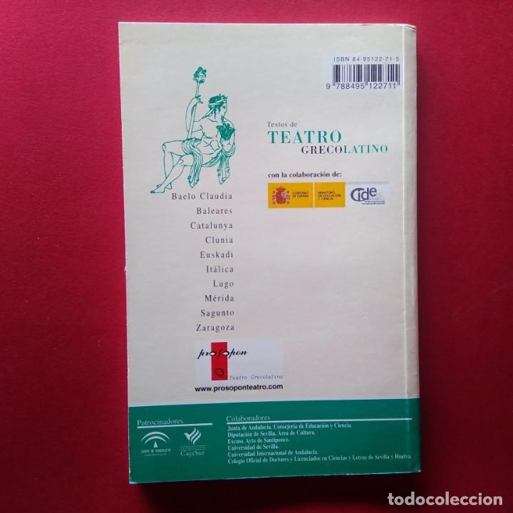 Libros de segunda mano: OBRAS DE TEATRO - AULULARIA - PLAUTO - Foto 2