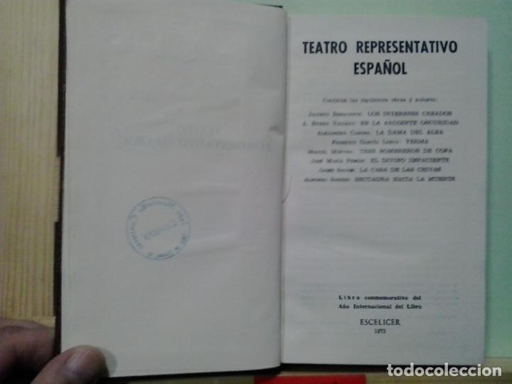 Libros de segunda mano: LMV - Teatro representativo espa&ntilde;ol - Foto 2
