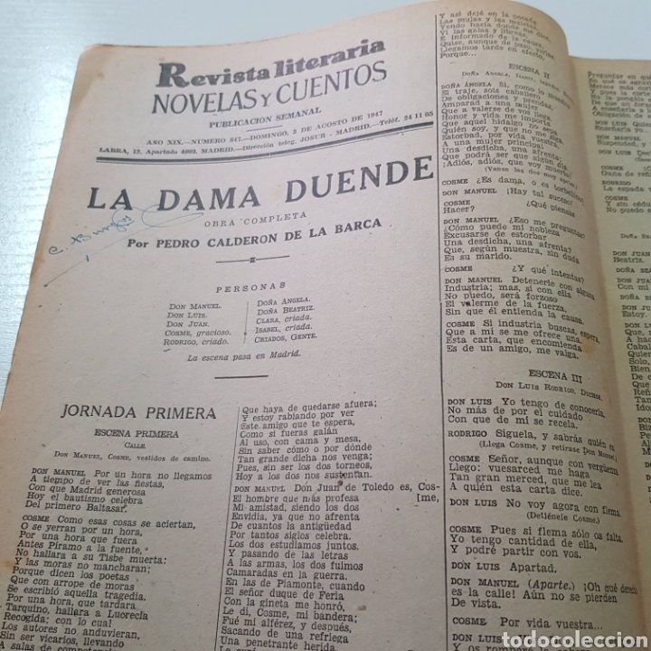 Libros de segunda mano: LA DAMA DUENDE - CALDERON DE LA BARCA - - Foto 2