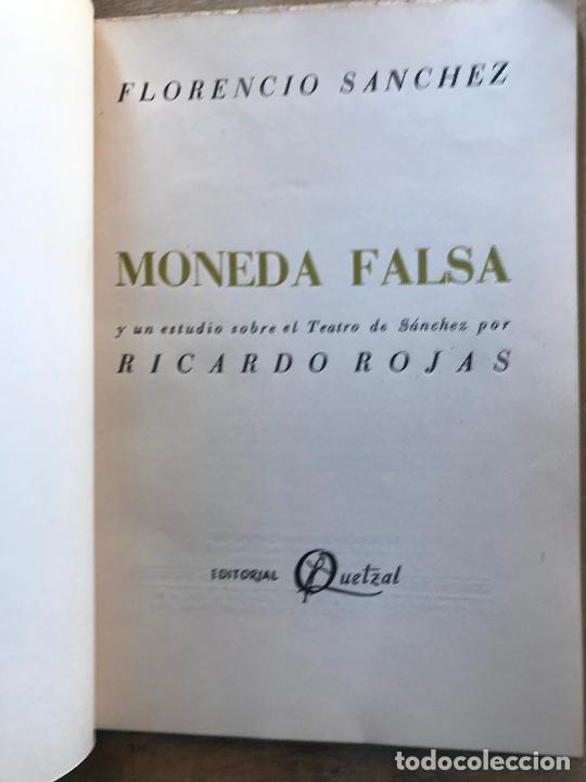 Libros de segunda mano: MONEDA FALSA. FLORENCIO S&Aacute;NCHEZ. - Foto 2