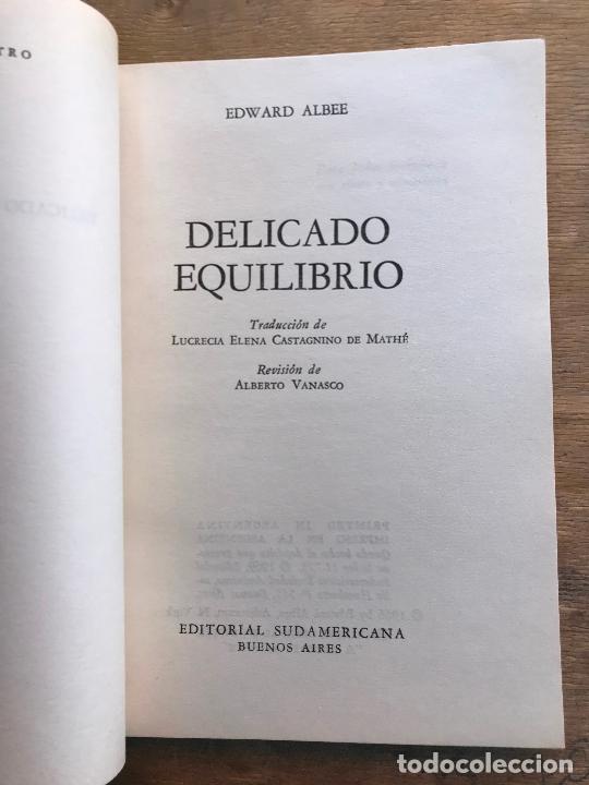 Libros de segunda mano: DELICADO EQUILIBRIO. EDWARD ALBEE. - Foto 2