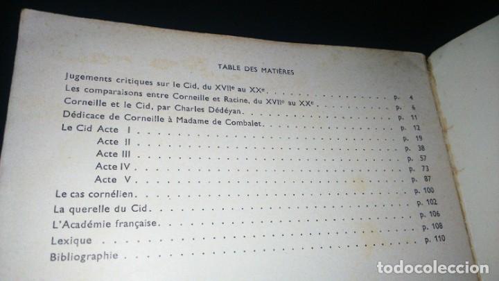 Libros de segunda mano: Le Cid de Pierre Corneille - Foto 3