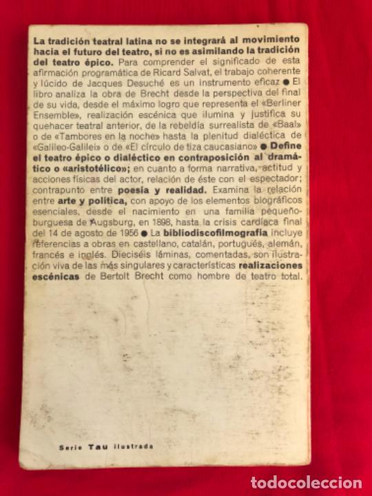Libros de segunda mano: La t&eacute;cnica teatral de Bertolt Brecht. Jacques Desuch&eacute; - Foto 2