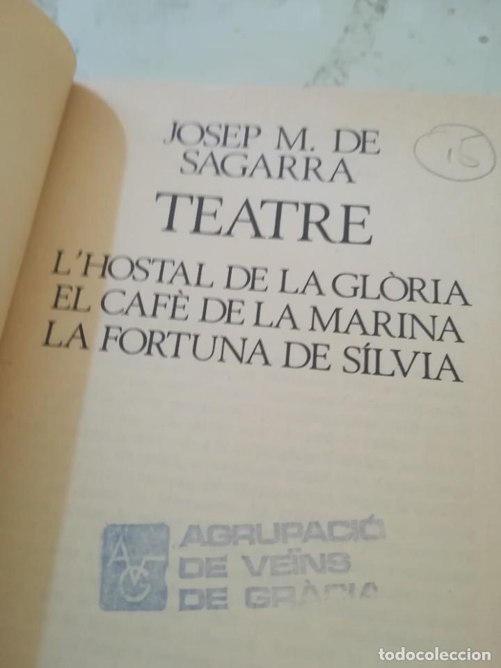 Libros de segunda mano: Teatre - Josep M&ordf; de Sagarra - en catal&agrave; - Foto 4