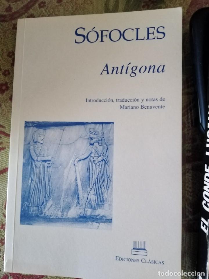Libros de segunda mano: ANT&Iacute;GONA. S&Oacute;FOCLES. ED. CL&Aacute;SICAS - Foto 1
