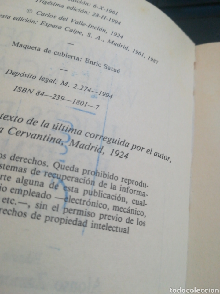Libros de segunda mano: Luces de Bohemia - Ram&oacute;n del Valle-Incl&aacute;n - Foto 4