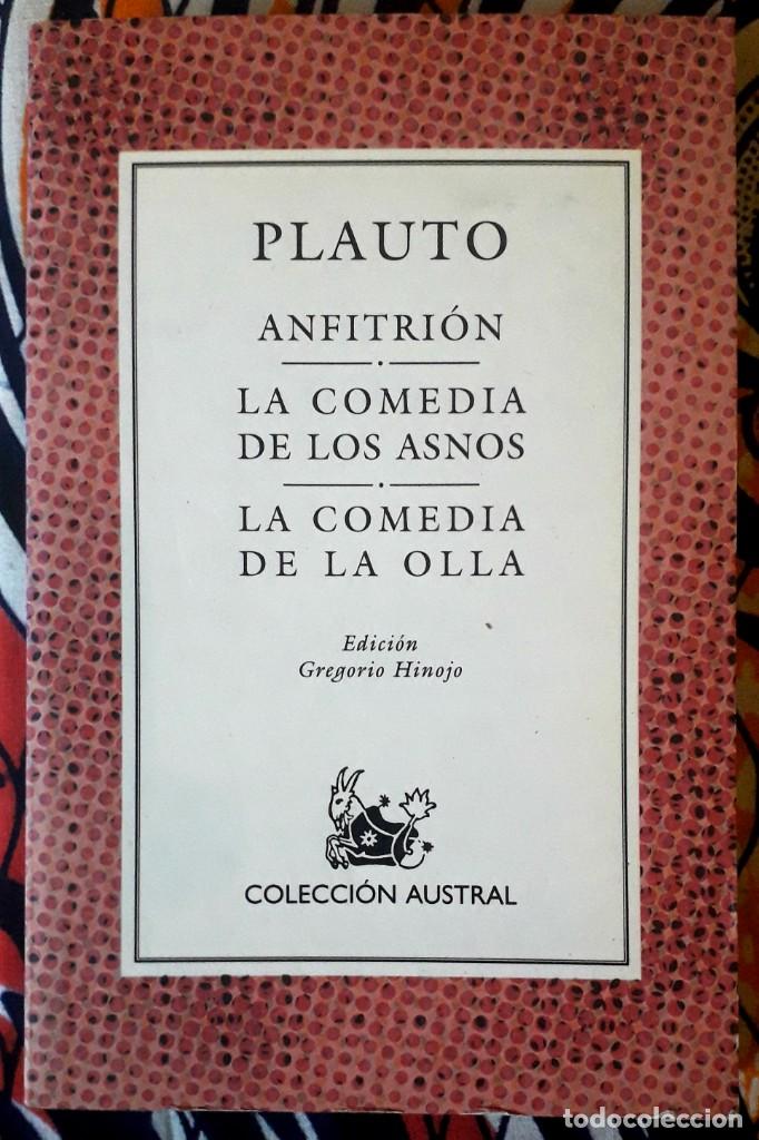Libros de segunda mano: Plauto . Anfitri&oacute;n / La comedia de los asnos / La comedia de la olla - Foto 1