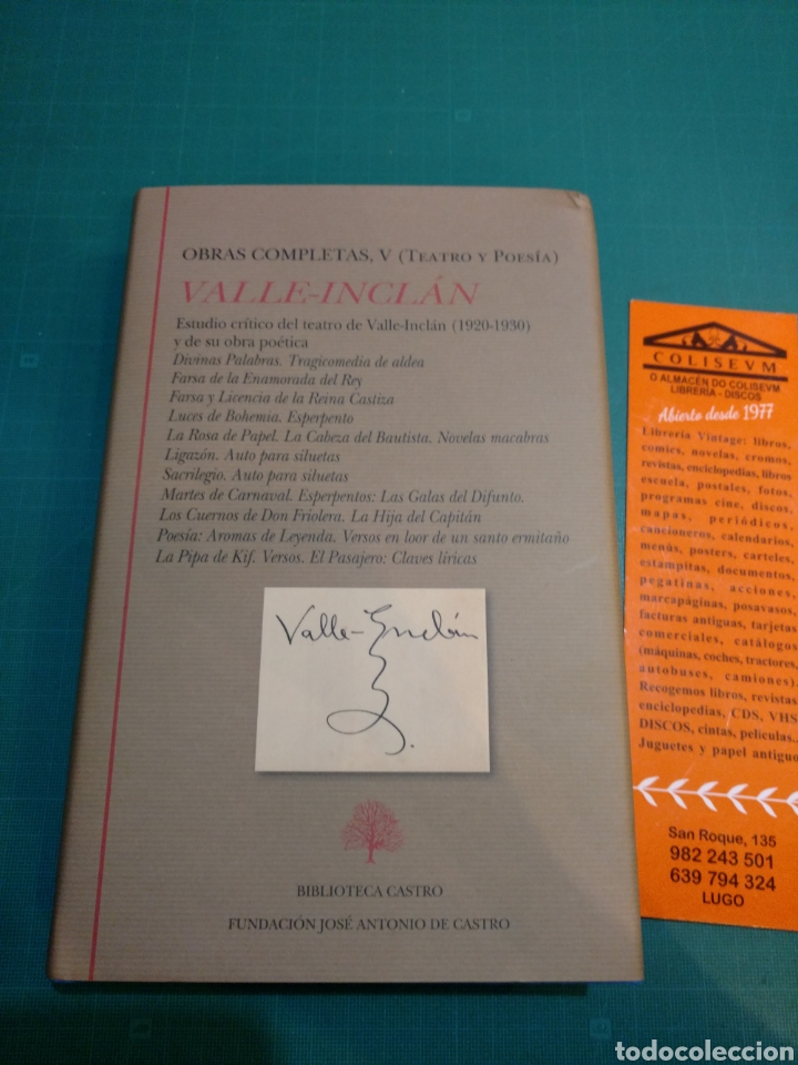 Livros em segunda m&atilde;o: VALLE-INCL&Aacute;N.OBRAS COMPLETAS V(TEATRO Y POES&Iacute;A) . Biblioteca Castro Ed a&ntilde;o2018
