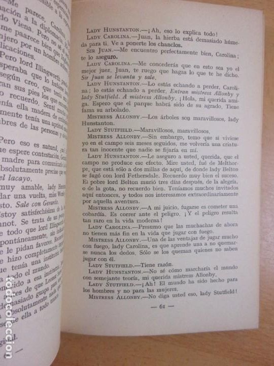 Libros de segunda mano: TEATRO / OSCAR WILDE / BIBLIOTECA NUEVA - Foto 4